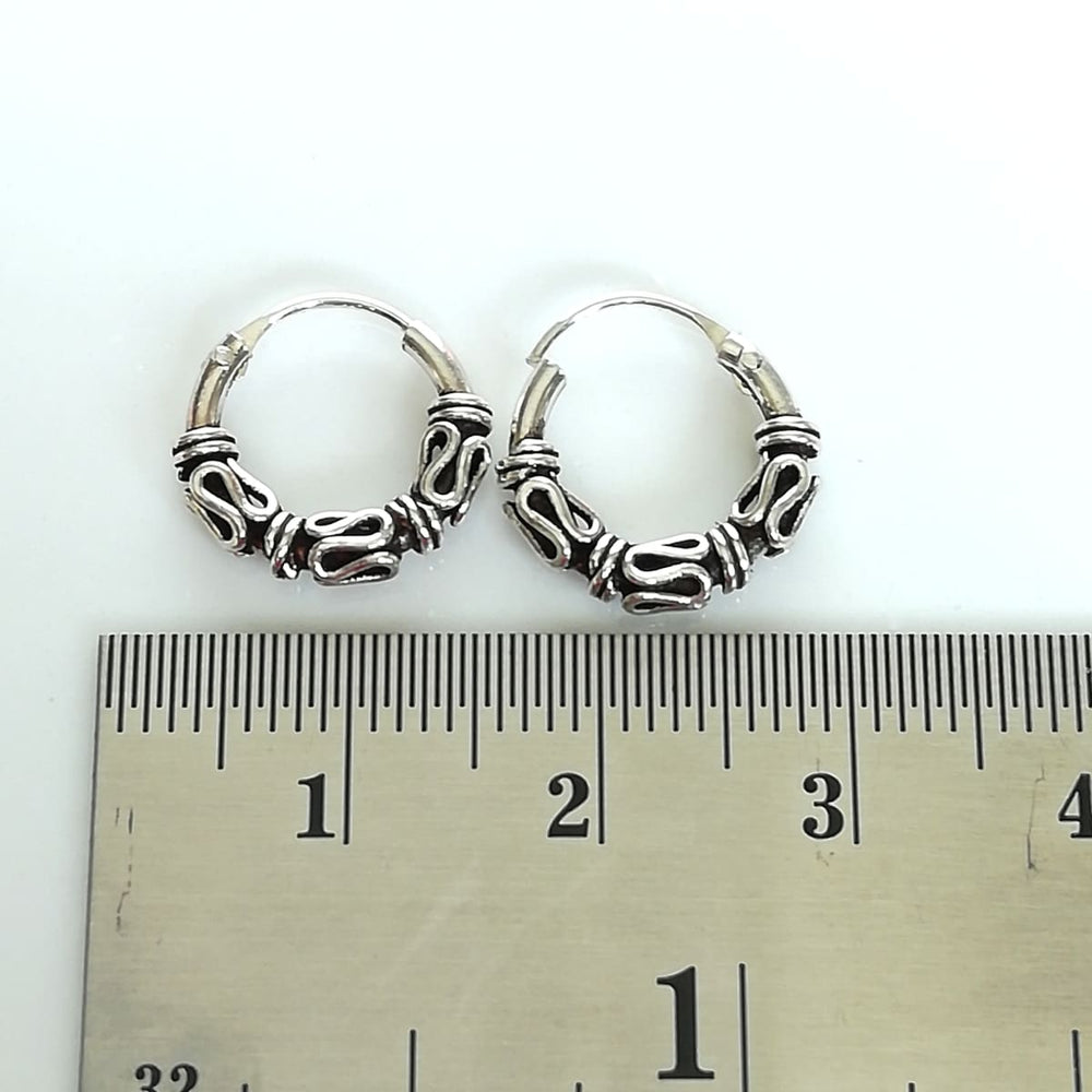 Buy Unique Grape Leaf Design White Stone Bali Earrings for Girls